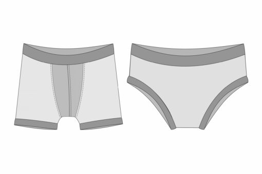 SEBASTIEN Underwear set + Swimsuit - Boy 3-12Y - Paper Sewing Pattern –  Ikatee sewing patterns
