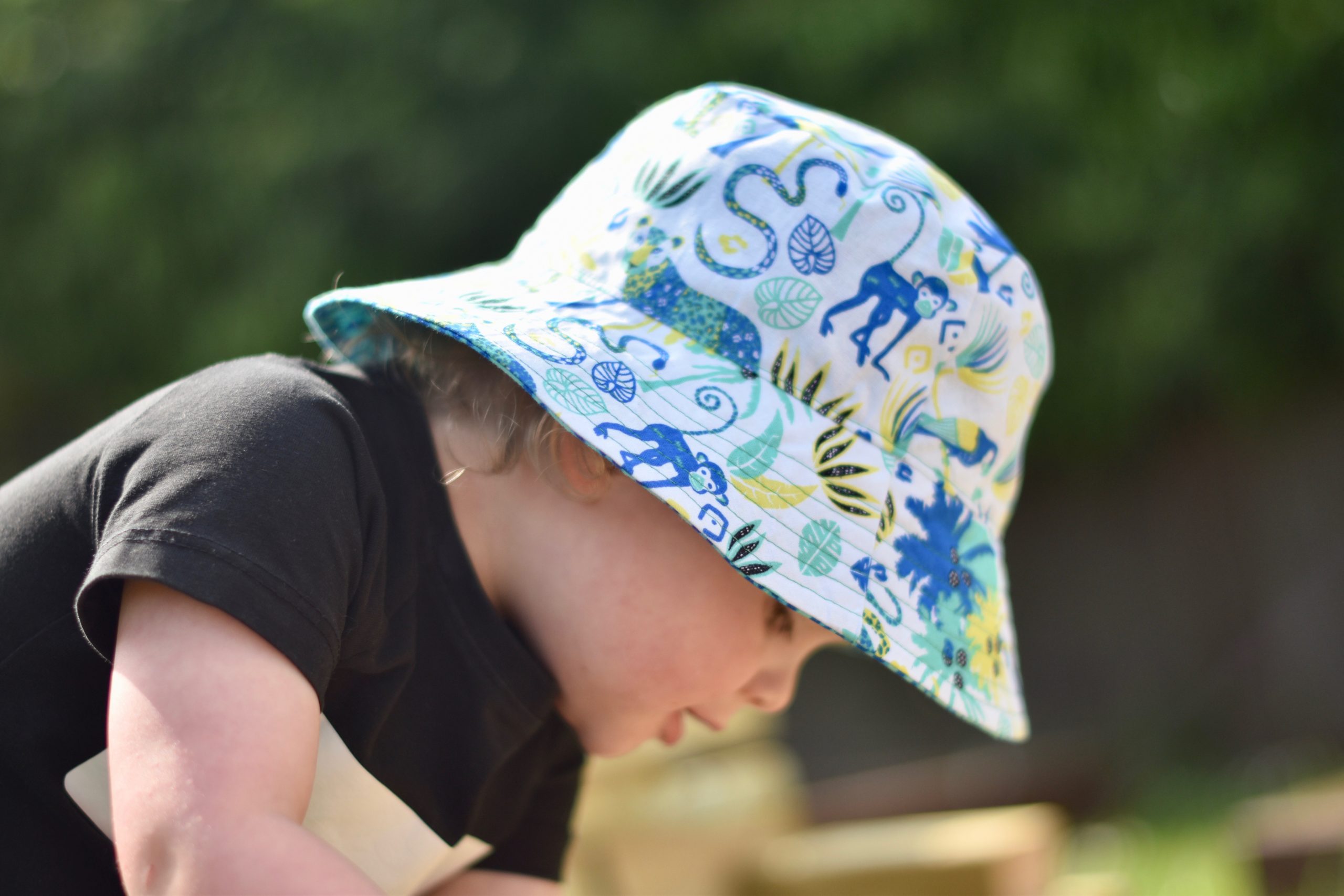 Adorel Little Boys Sun Hat Bucket Summer with Chin Strap 