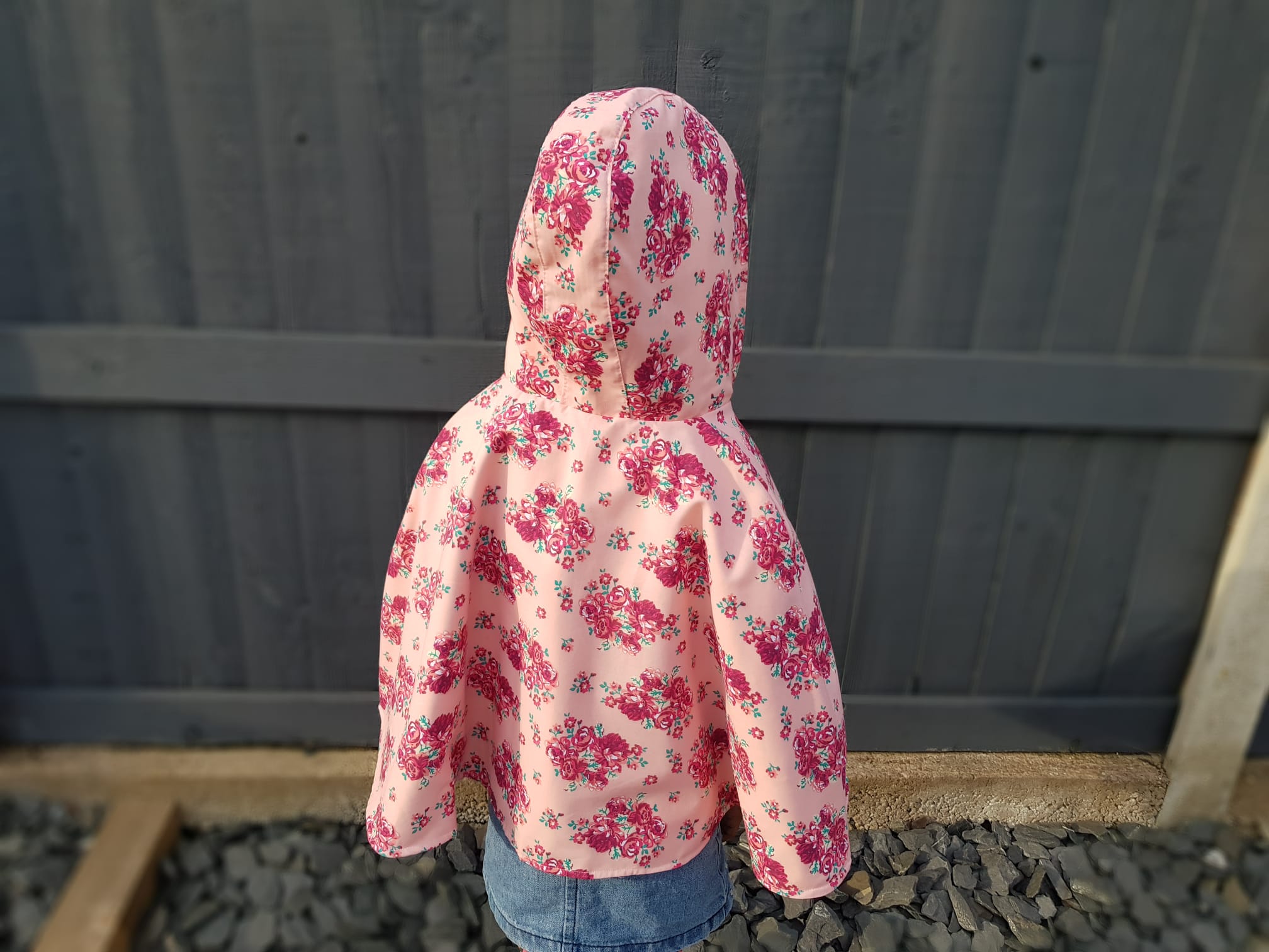 Waves and Wild Storybook Cape girl with style from behind