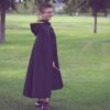 Waves and Wild Storybook Cape Hufflepuff robe from side